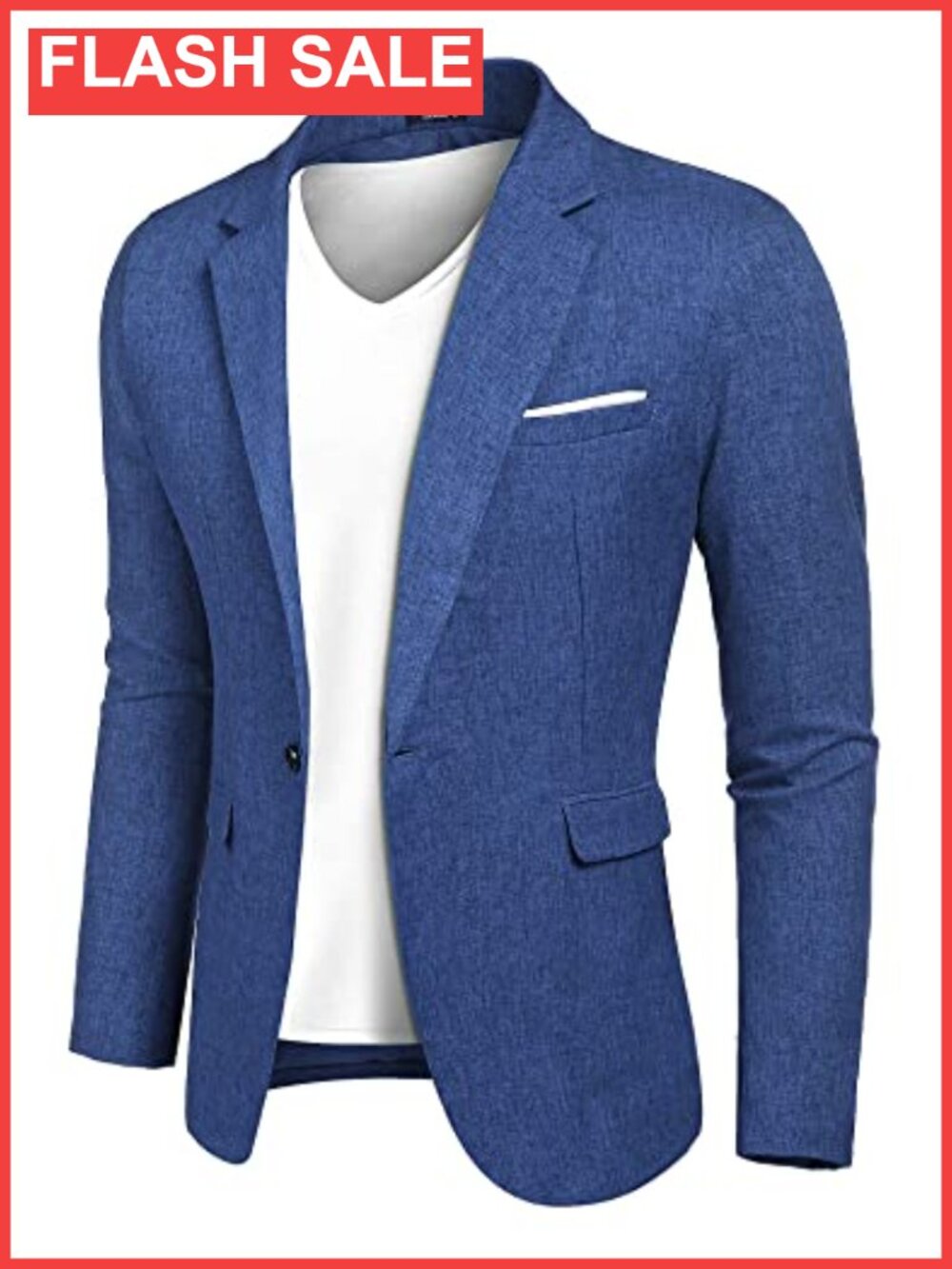 Men's Slim Fit Lightweight Sport Coat Blazer Casual Wedding